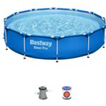 Πισίνες Κήπου - Βεράντας Pool Frame Bestway D366X76Cm Pvc 56681 Steel Pro C