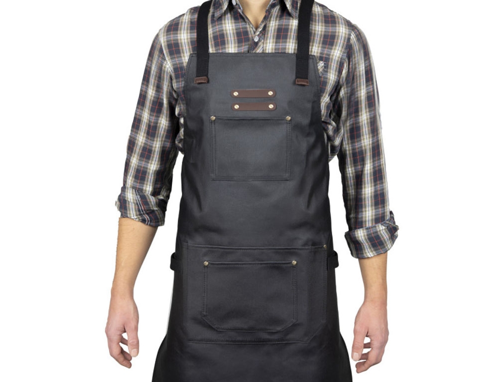 Ποδιές Κουζίνας Coated Canvas And Leather Apron Livoo Gs166N