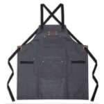 Ποδιές Κουζίνας Coated Canvas And Leather Apron Livoo Gs166N