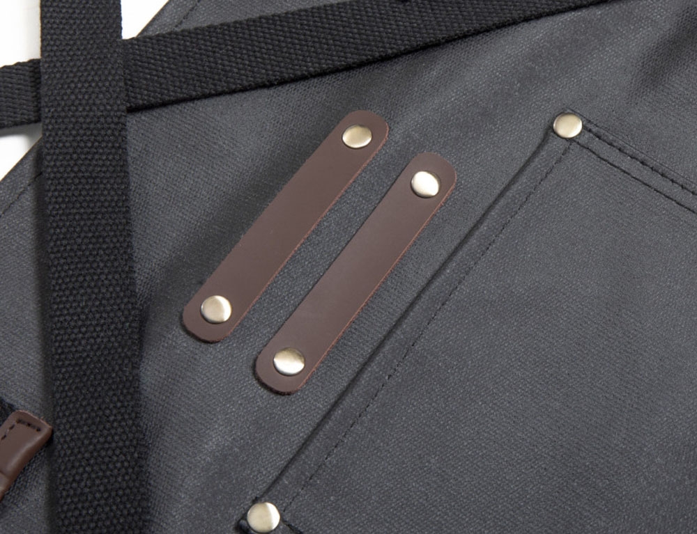 Ποδιές Κουζίνας Coated Canvas And Leather Apron Livoo Gs166N