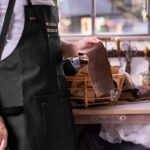 Ποδιές Κουζίνας Coated Canvas And Leather Apron Livoo Gs166N