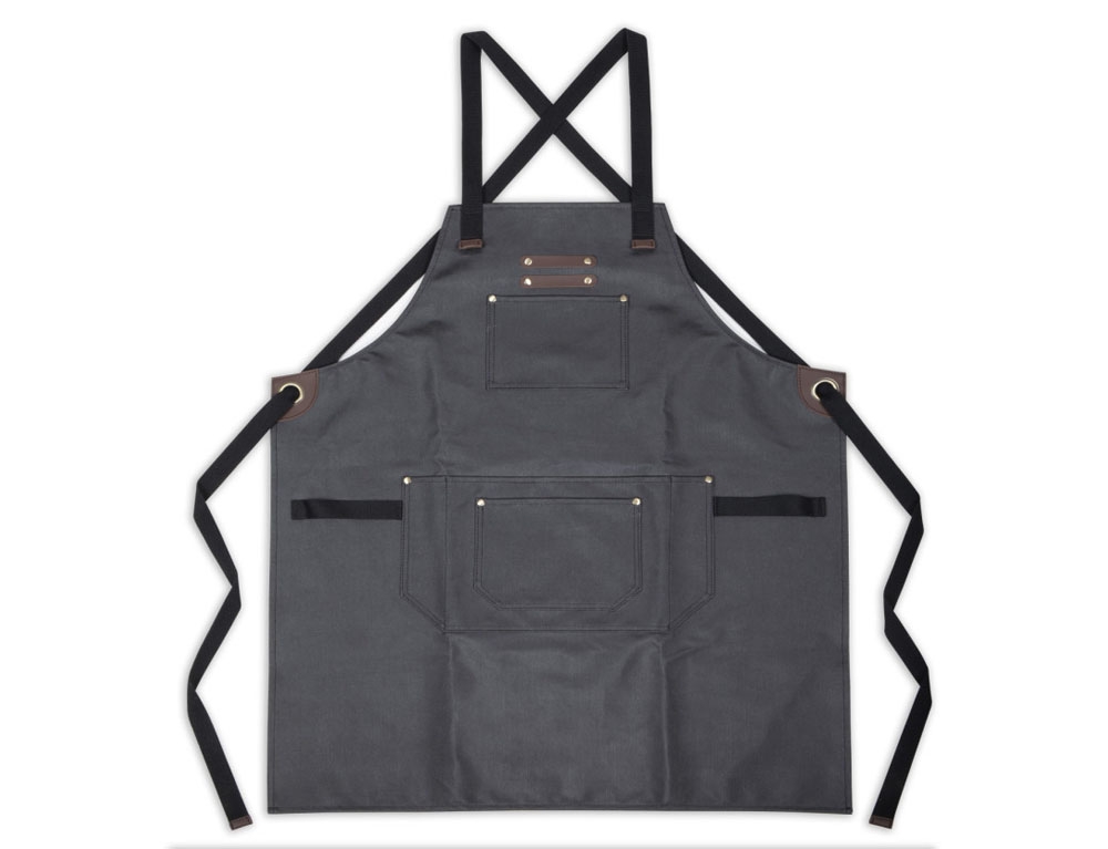 Ποδιές Κουζίνας Coated Canvas And Leather Apron Livoo Gs166N