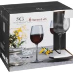 Ποτήρια, Κούπες & Κανάτες Wine Glass X6 Midnight 38Cl 154978