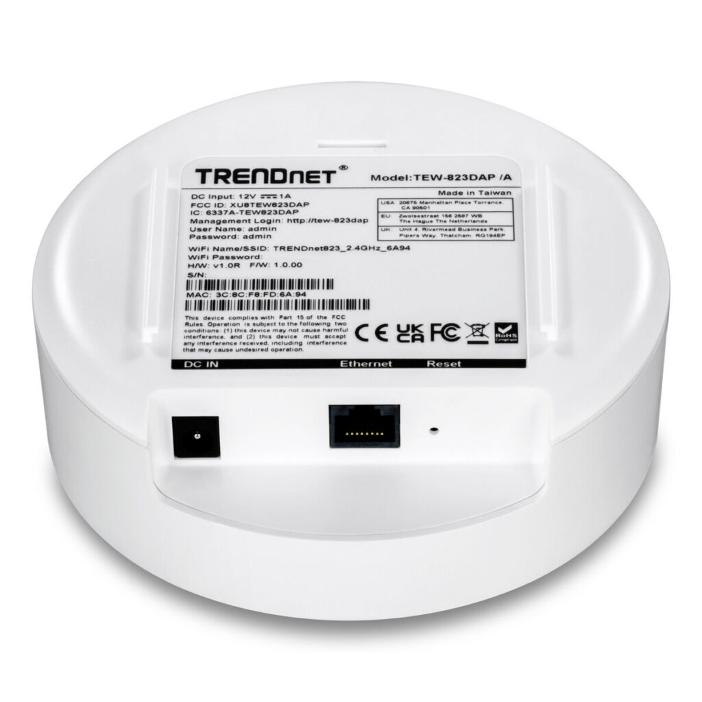 Router Trendnet TEW-823DAP Λευκό RJ45 PoE x 1
