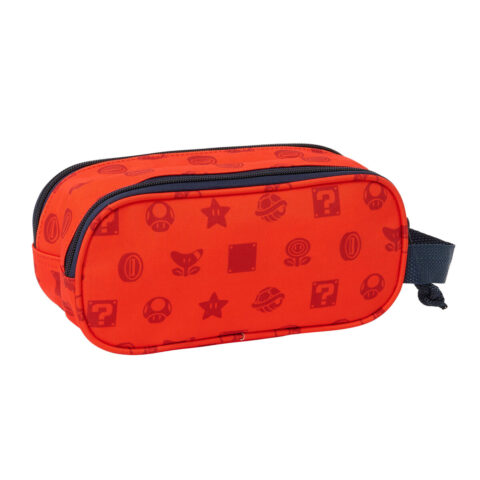 Σχολική Τσάντα Super Mario Κόκκινο Ναυτικό Μπλε 21 x 8 x 6 cm
