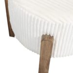 Σκαμπό & Πουφ Scott Beige Side Stool Hd0337