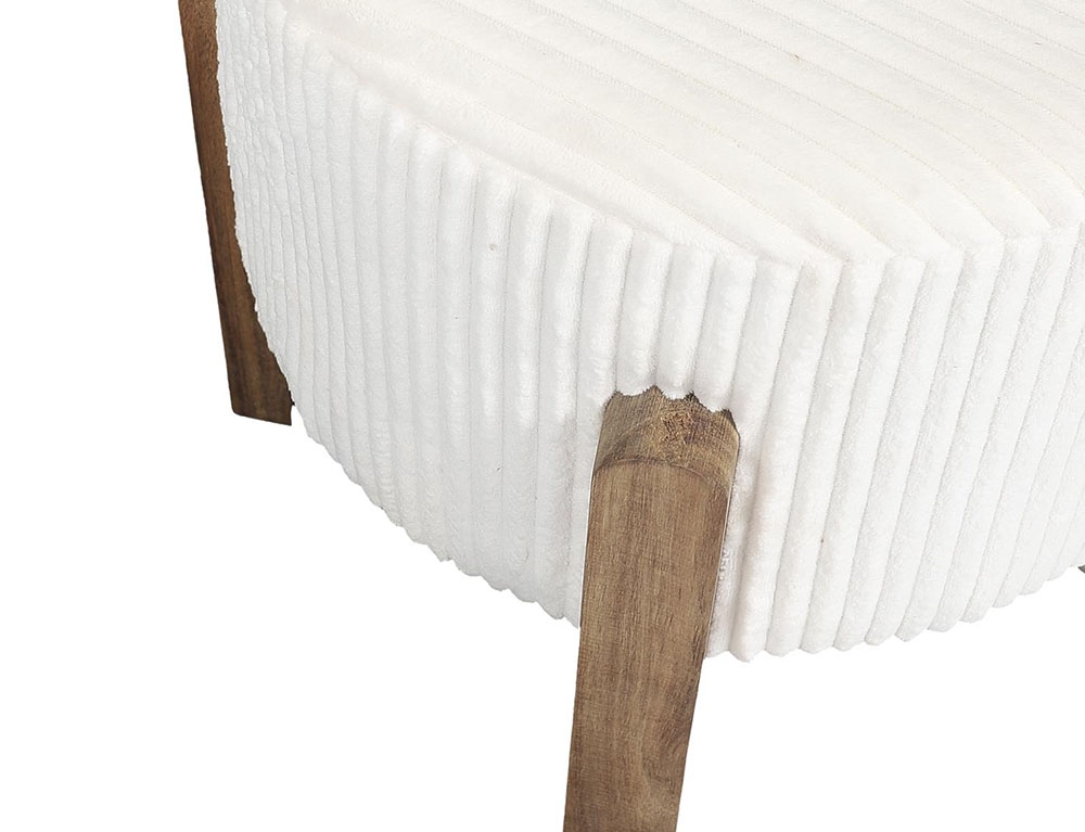 Σκαμπό & Πουφ Scott Beige Side Stool Hd0337