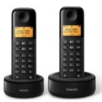 Σταθερά Τηλέφωνα Ασύρματα / Ενσύρματα Telephone D1602B/01 Dual Abs Philips Cordless,1,6