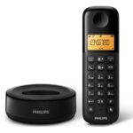 Σταθερά Τηλέφωνα Ασύρματα / Ενσύρματα Telephone D1602B/01 Dual Abs Philips Cordless,1,6