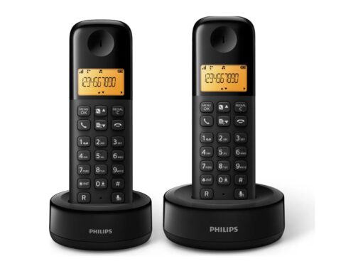 Σταθερά Τηλέφωνα Ασύρματα / Ενσύρματα Telephone D1602B/01 Dual Abs Philips Cordless,1,6
