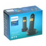 Σταθερά Τηλέφωνα Ασύρματα / Ενσύρματα Telephone D1602B/01 Dual Abs Philips Cordless,1,6