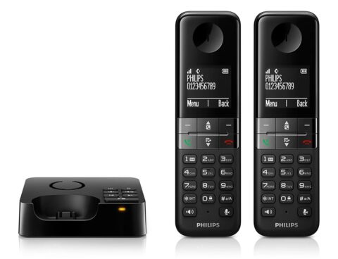 Σταθερά Τηλέφωνα Ασύρματα / Ενσύρματα Telephone D4752B/01 Dual Philips, Cb, Abs, Cordles
