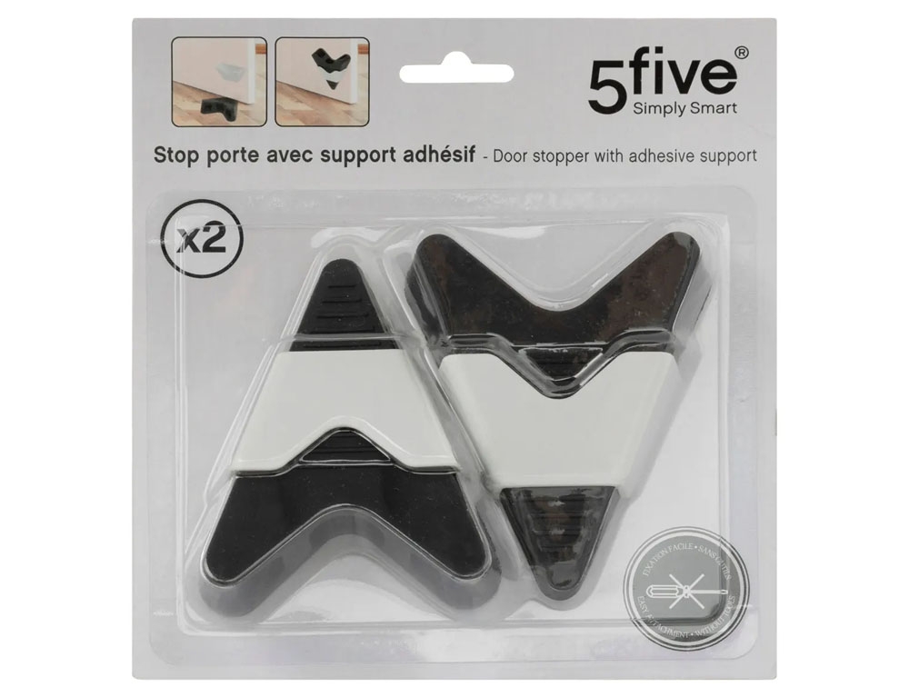 Στοπ Πόρτας Door Clamps X2 Plast Adhesive Five 202331
