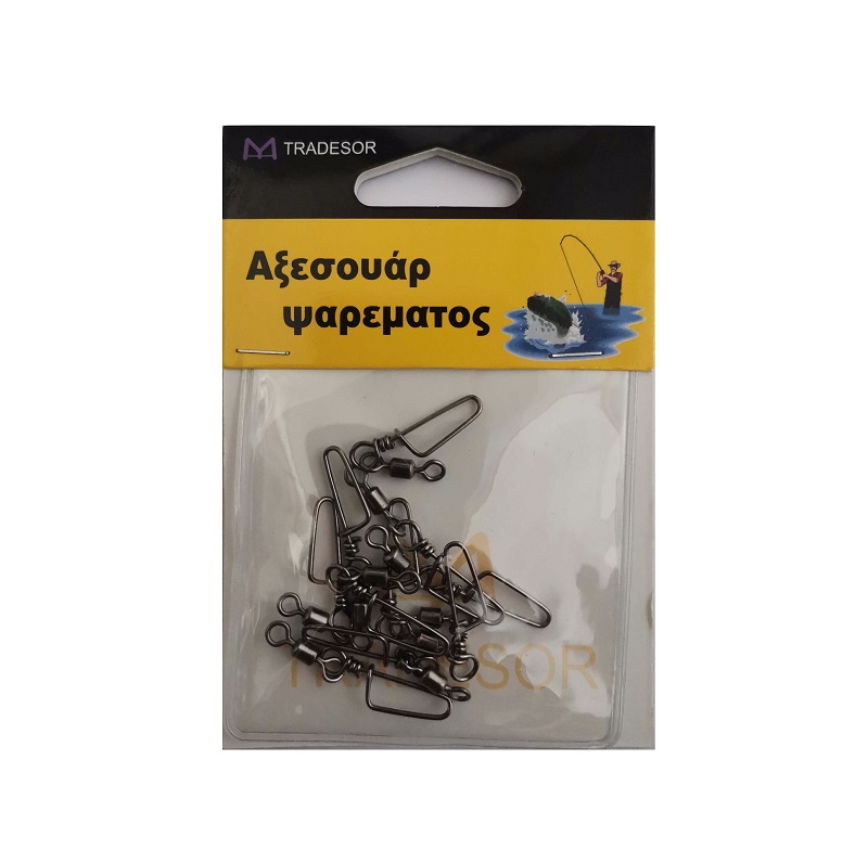 Στριφτάρια με παραμάνα ασφαλείας - No.4 - 12pcs - 830131