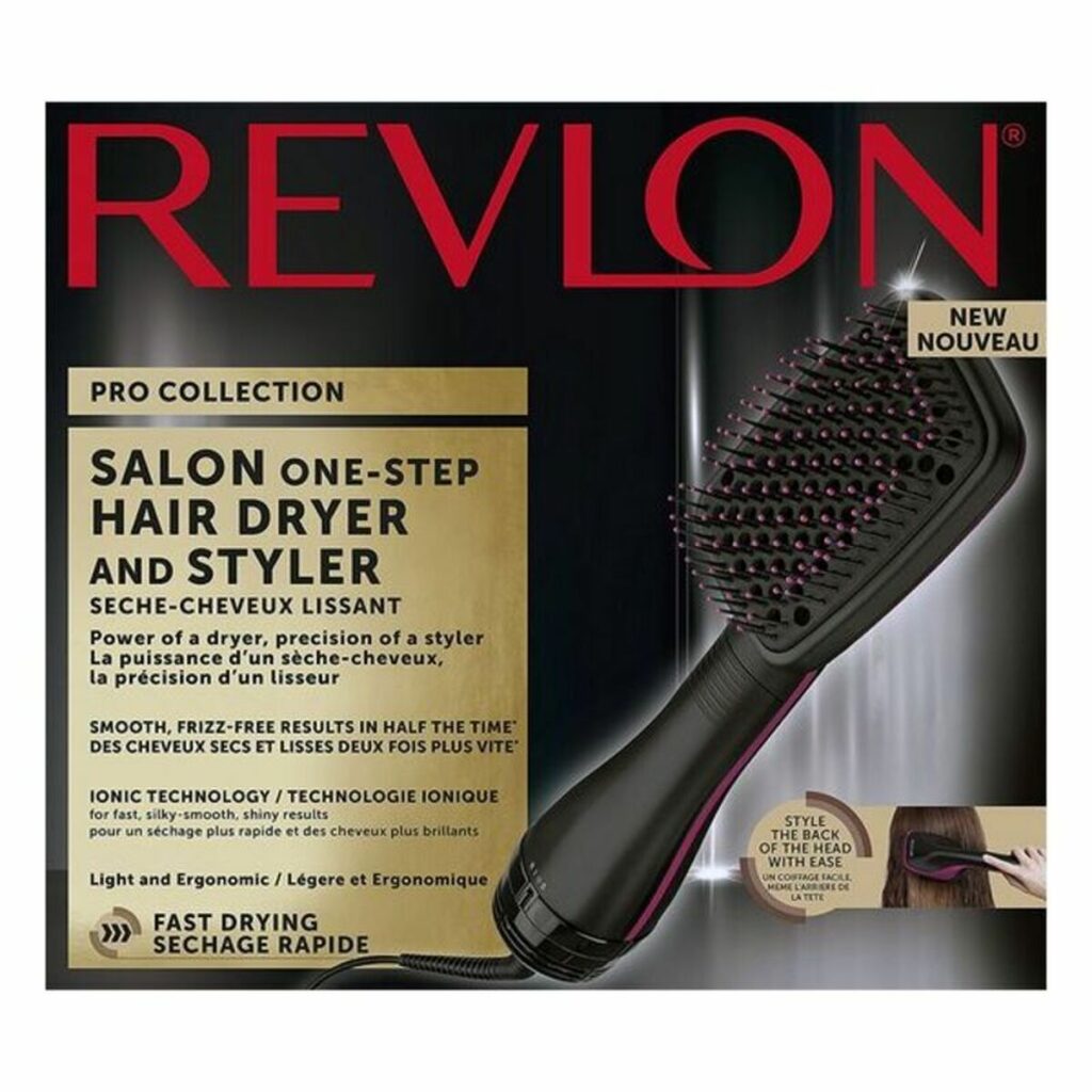 Θερμική βούρτσα Revlon RVDR5212 Μαύρο Ροζ 800W