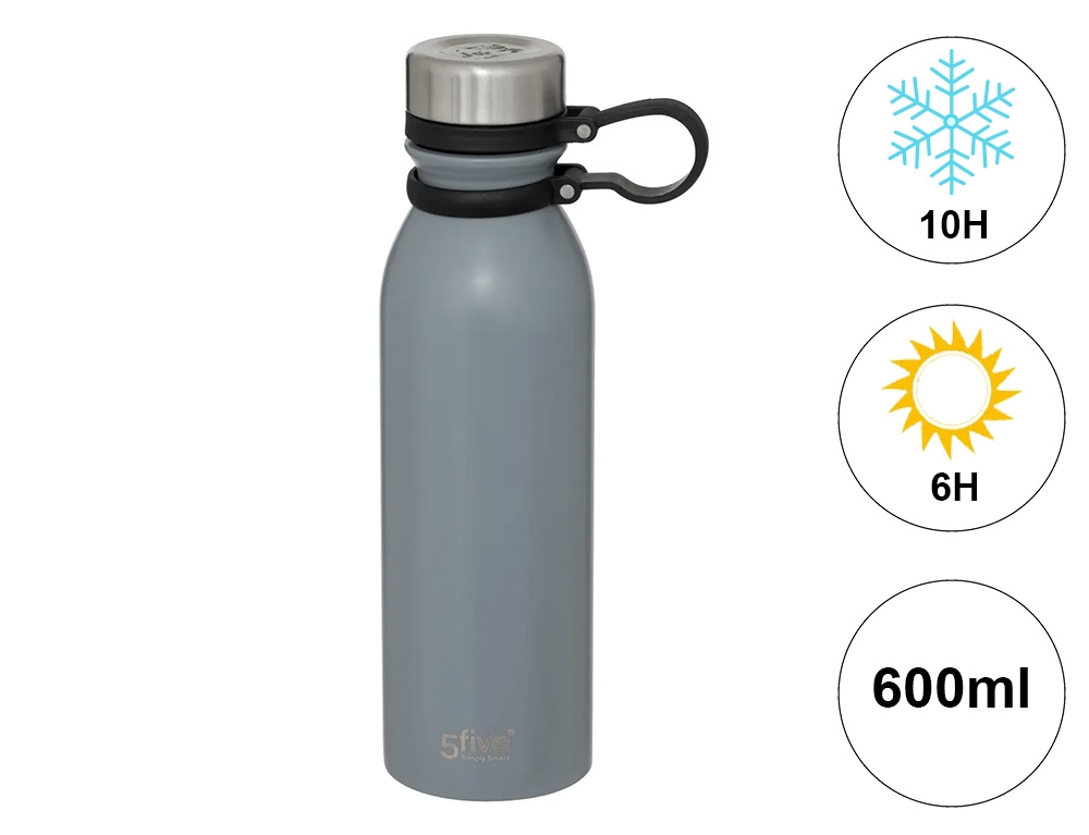 Θερμός Θερμος Iso Bot Sport Ss 0.6L Gray Disp 17