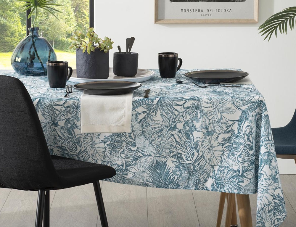 Τραπεζομάντηλα & Πετσέτες Δειπνου Tablecloth Jungleprint 140X240 Atmosphera 163930H