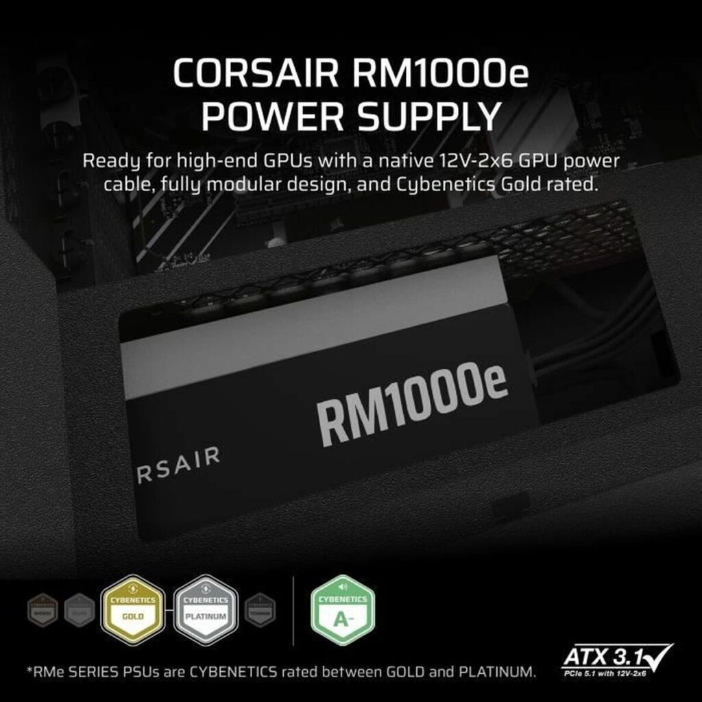Τροφοδοσία Ρεύματος Corsair Μαύρο