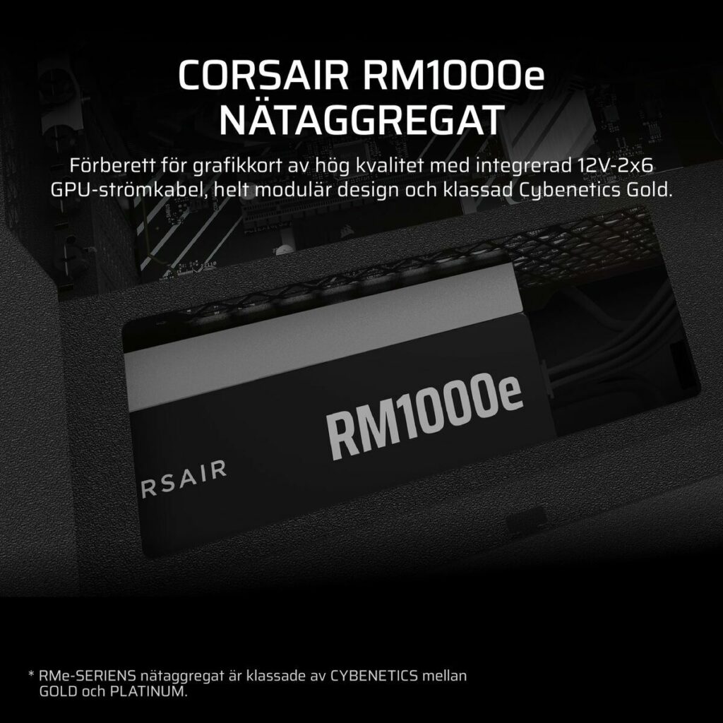 Τροφοδοσία Ρεύματος Corsair Μαύρο