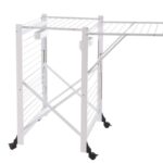 Ξύλινη Απλώστρα Gabbiano Arit - 175X67X105Cm - Λευκό