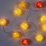 Διακοσμητικές Γιρλάντες Led 10 Led Ball String Lights Pinktaupe Shades La10064