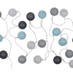 Διακοσμητικές Γιρλάντες Led 20 Led Ball String Lights Bluegrey Shades La10052