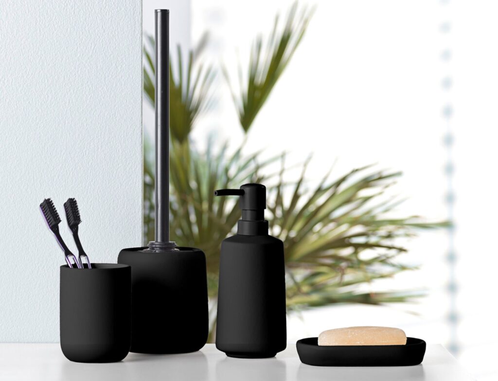 Dispenser Μπάνιου Douceur D'intérieur - 375Ml - Μαύρο