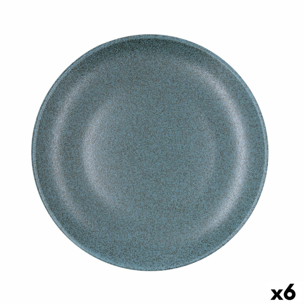Επίπεδο πιάτο Bidasoa Element Hydrozero Μπλε Κεραμικά Ø 27 cm (x6)