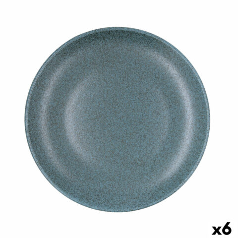 Επίπεδο πιάτο Bidasoa Element Hydrozero Μπλε Κεραμικά Ø 27 cm (x6)