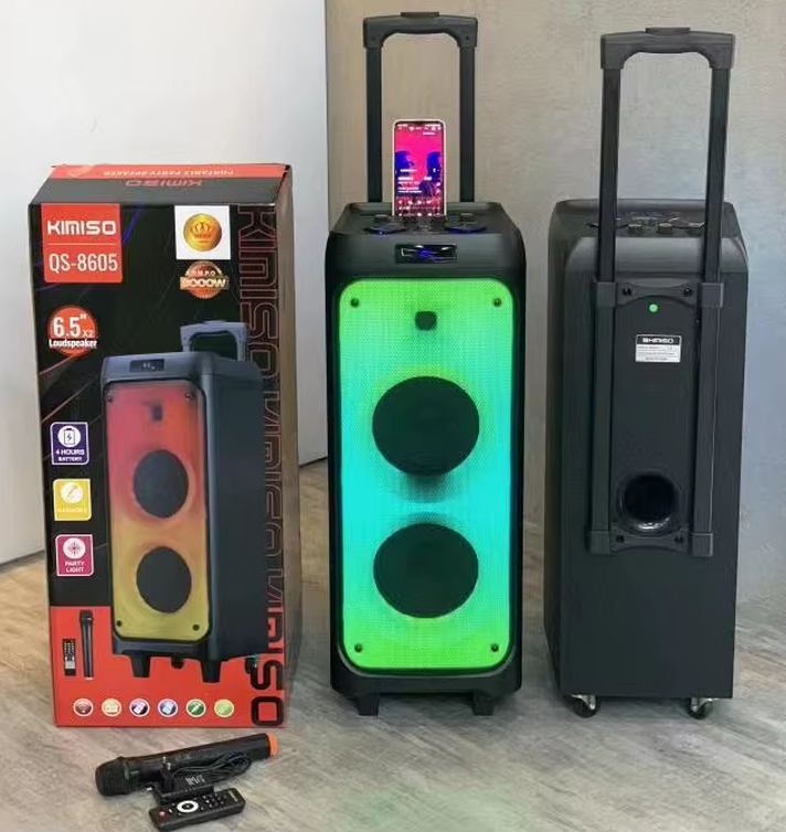 Φορητό ηχείο subwoofer με μικρόφωνο Karaoke - QS-8605 - 813157