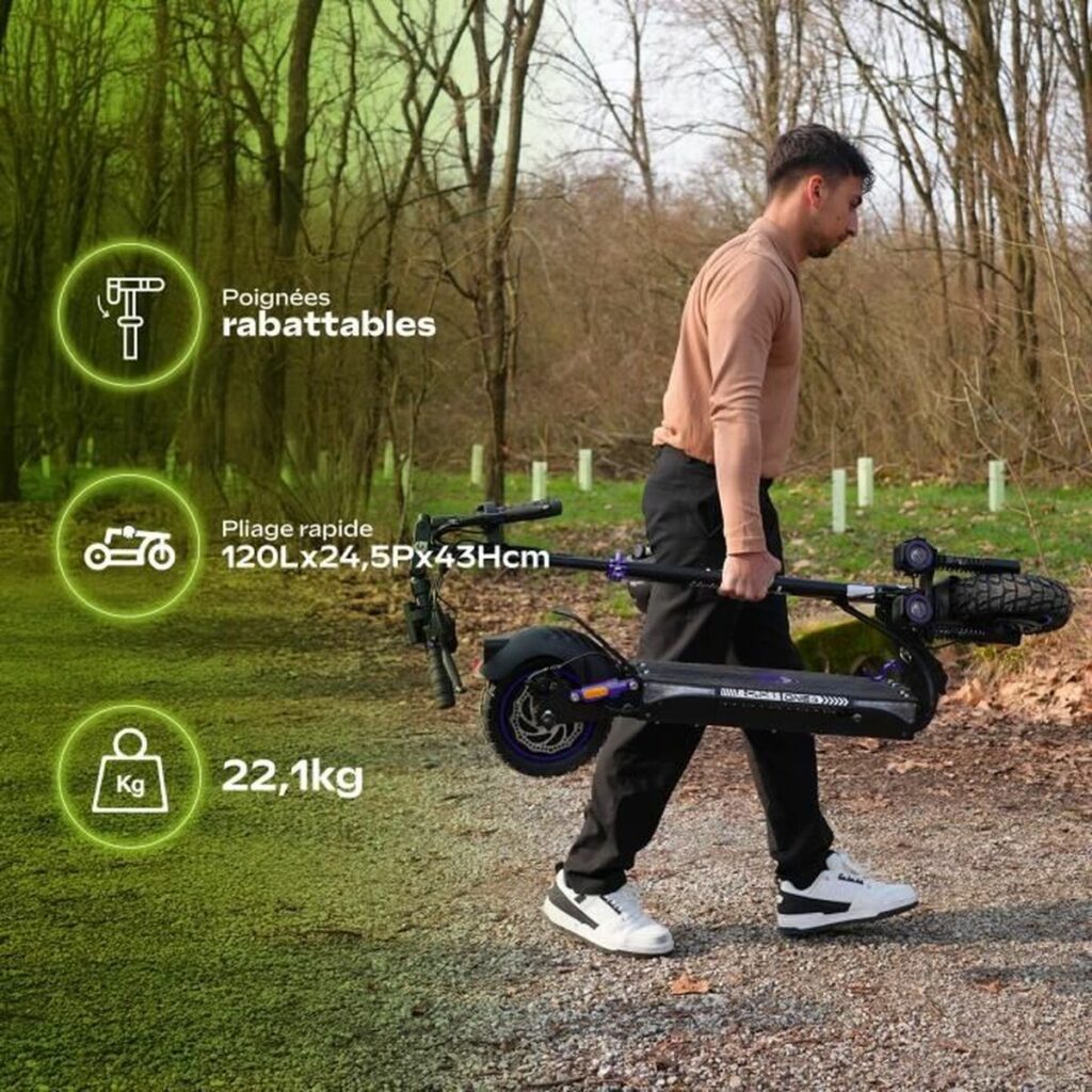 Ηλεκτρικό Σκούτερ Urbanglide ECROSS ONE 800 W Μαύρο 25 km/h