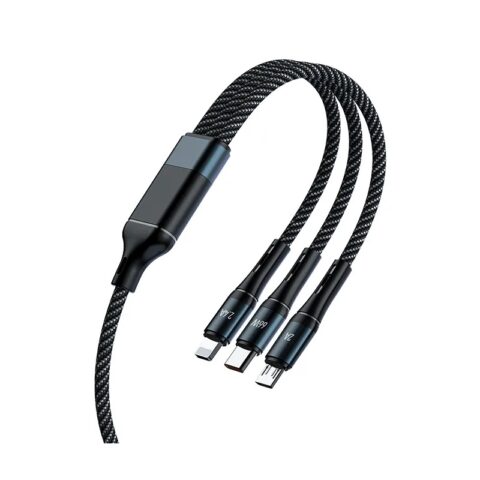 Καλώδιο φόρτισης & data 3in1 - Fast Charge - CL-972 - 1.2m - AWEI - 888155 - Black