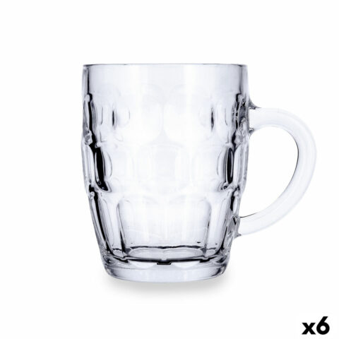 Κανάτα Μπύρας Quid Espuma Διαφανές Γυαλί 560 ml (x6)