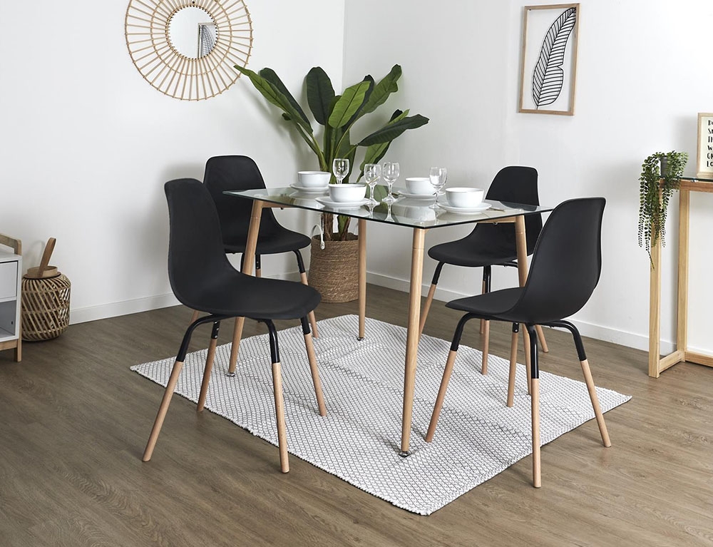 Καρέκλες & Πολυθρόνες Scandinavian Chair Phenix Black Hd7609
