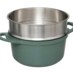 Κατσαρόλες Cast Alu Pot Steamer 24 Green