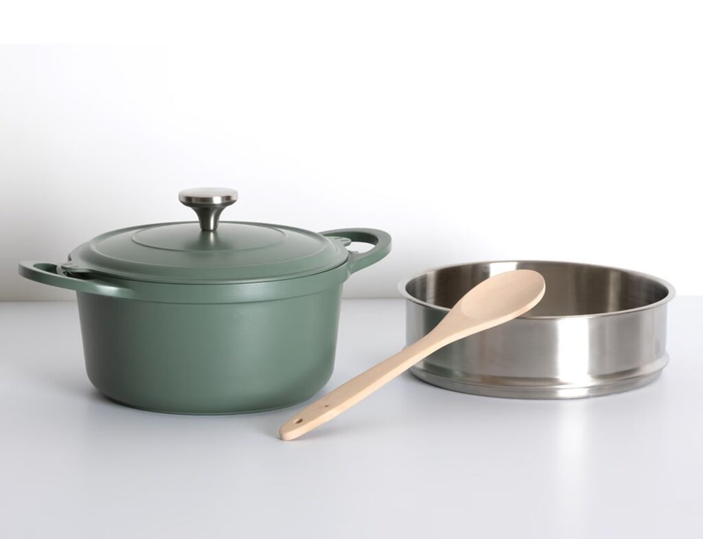 Κατσαρόλες Cast Alu Pot Steamer 24 Green