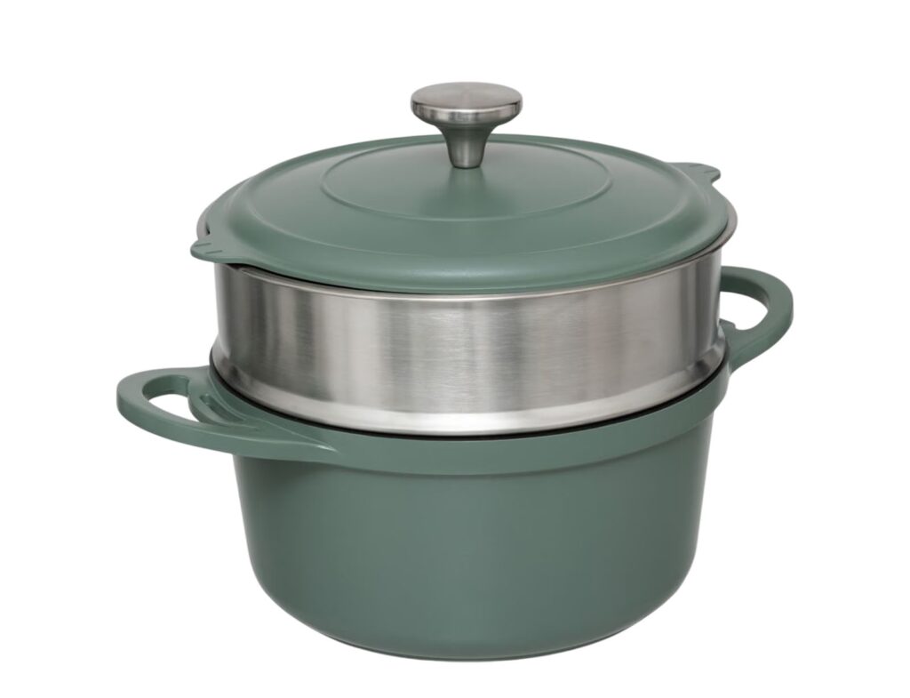 Κατσαρόλες Cast Alu Pot Steamer 24 Green
