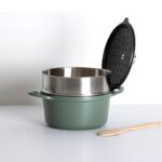 Κατσαρόλες Cast Alu Pot Steamer 24 Green