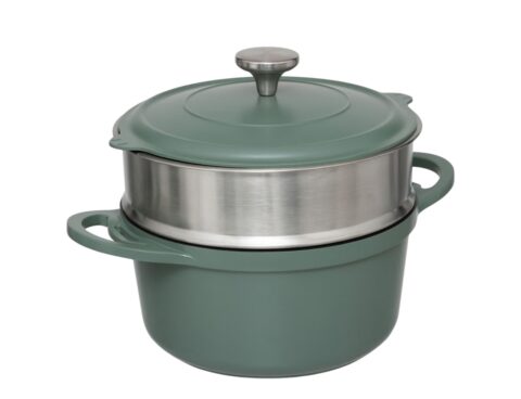 Κατσαρόλες Cast Alu Pot Steamer 24 Green