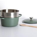 Κατσαρόλες Cast Alu Pot Steamer 24 Green