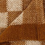 Κουβέρτες & Ριχτάρια Throw Knit Checked Cor 130X180 Atmosphera 204456