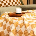 Κουβέρτες & Ριχτάρια Throw Knit Checked Cor 130X180 Atmosphera 204456