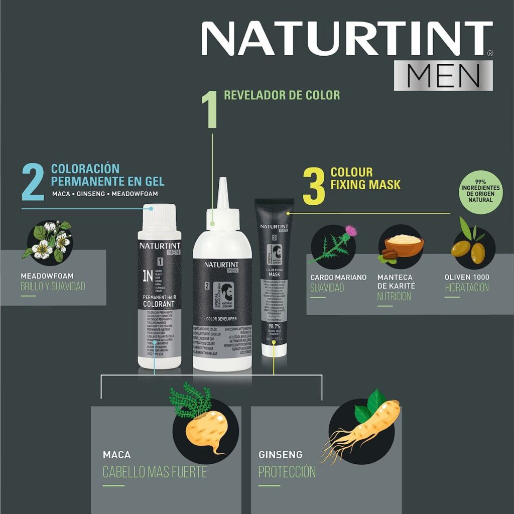 Μόνιμη Βαφή Naturtint NATURTINT MEN Nº 4n-Castano Natural