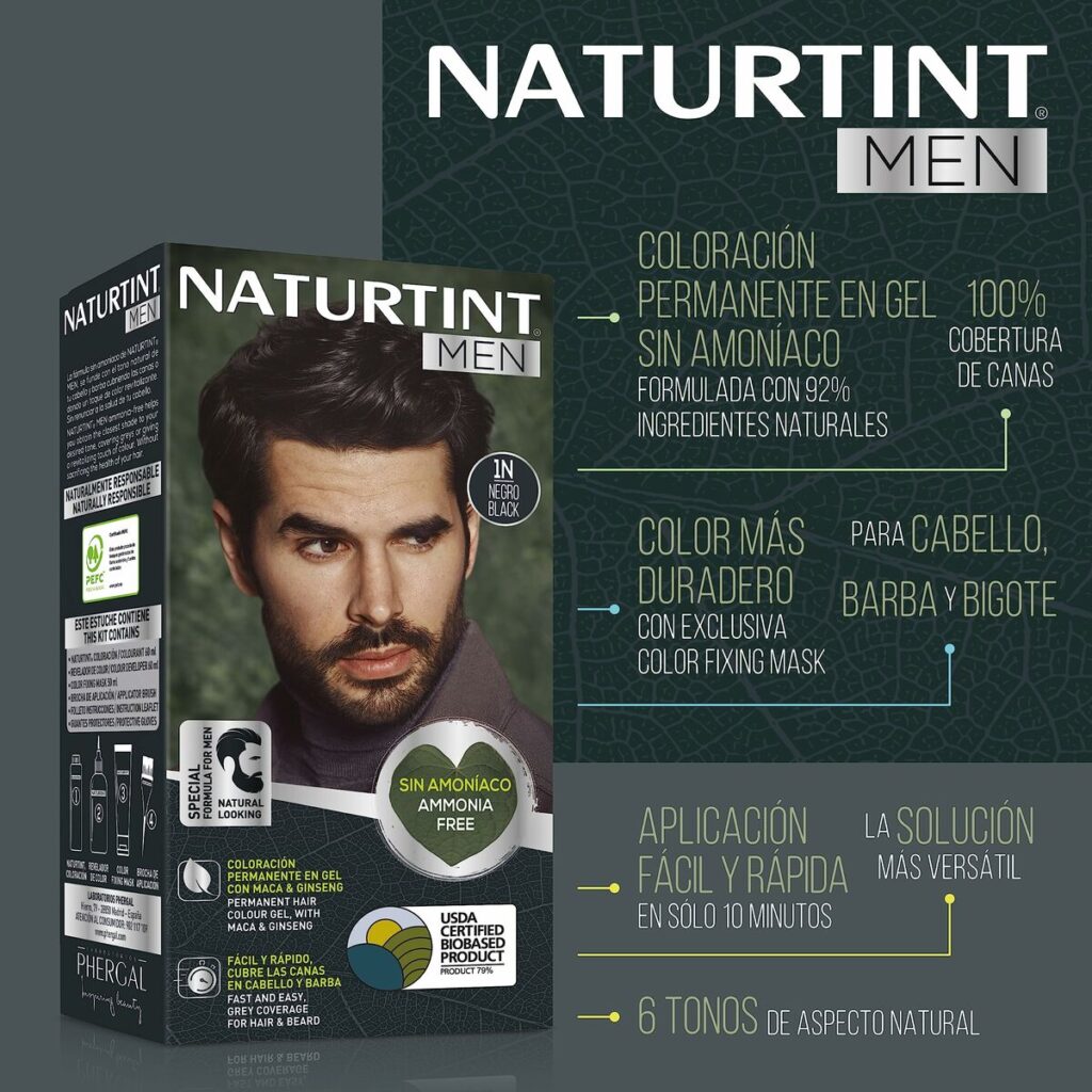 Μόνιμη Βαφή Naturtint NATURTINT MEN Nº 4n-Castano Natural