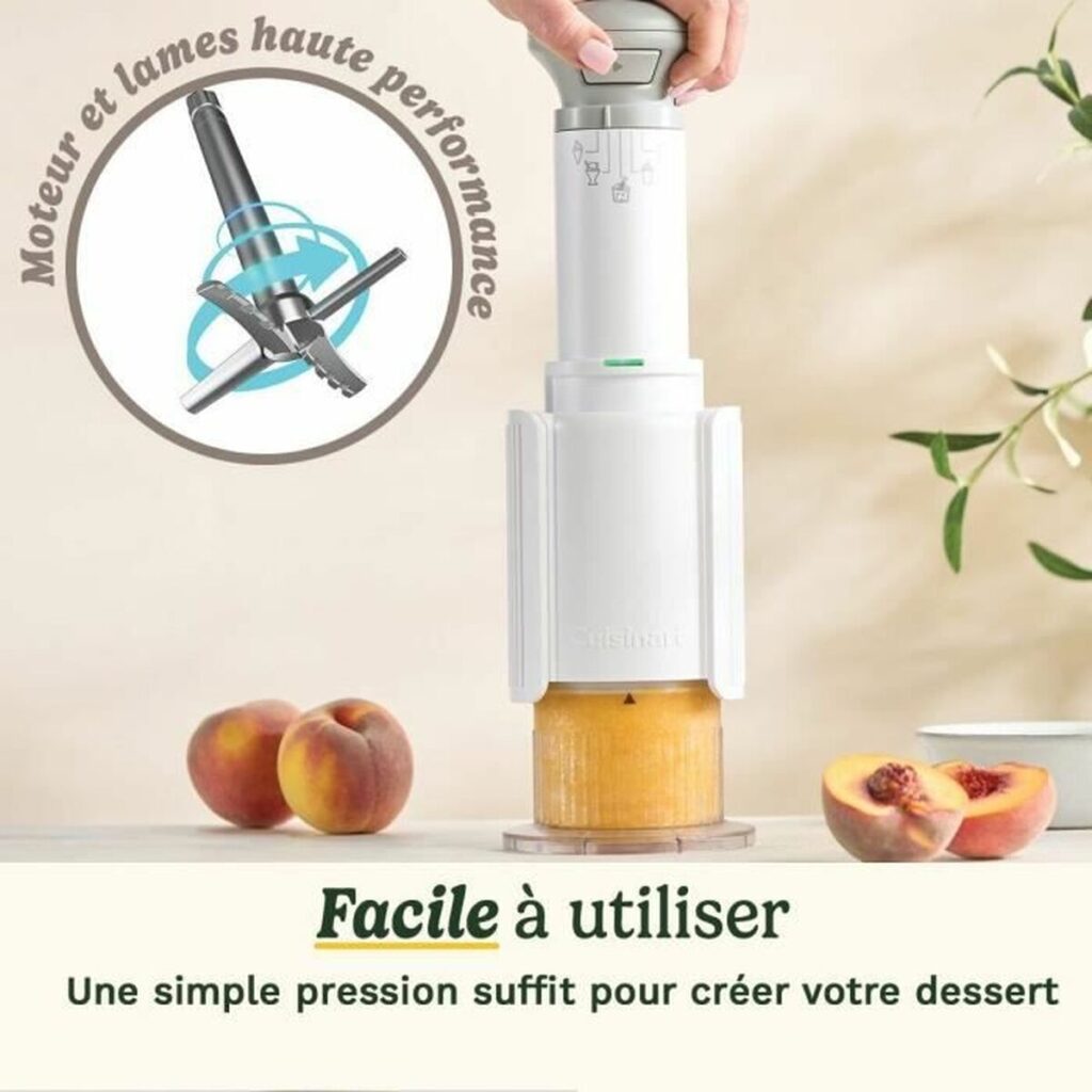 Παγωτιέρα Cuisinart ICEFD10E Λευκό Πλαστική ύλη 1 L 3,3 L 1L