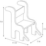 Παιδικό Δωμάτιο & Διακόσμηση Childrens Chair Dino Hd7476/Web