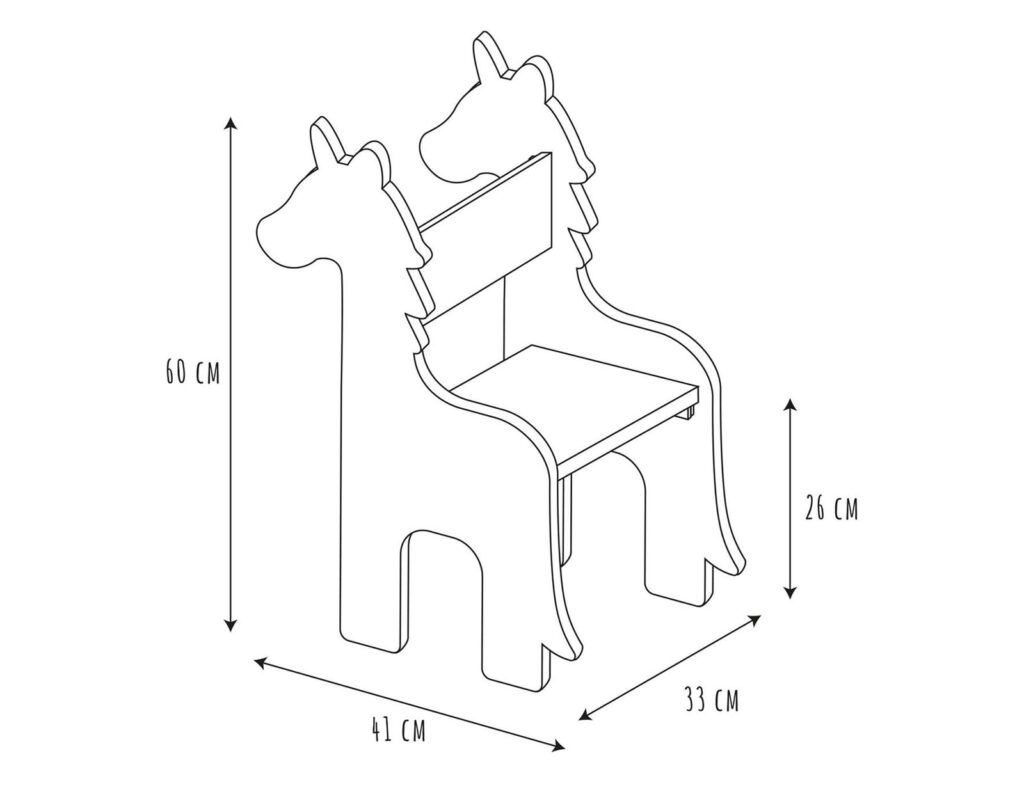 Παιδικό Δωμάτιο & Διακόσμηση Childrens Chair Unicorn Hd7477/Web
