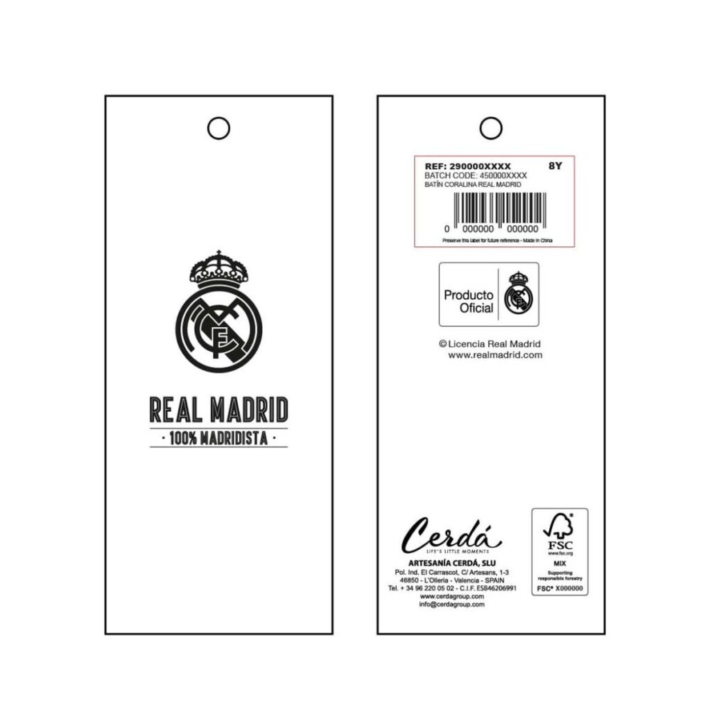 Παιδικó μπουρνούζι Real Madrid C.F.