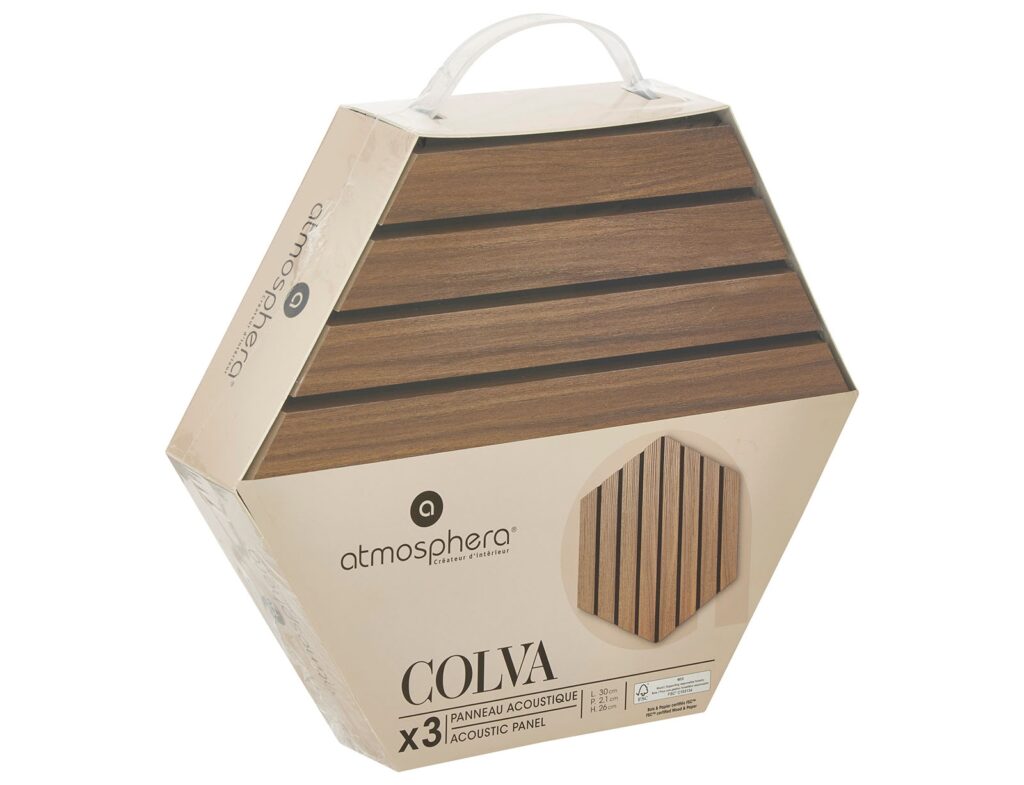Πάνελ Τοίχου 3D Colva Atmosphera - 26X30Cm - 3Τμχ