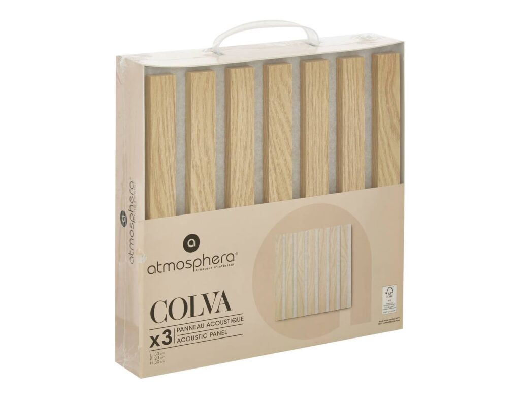 Πάνελ Τοίχου 3D Colva Atmosphera - 30X30Cm - 3Τμχ